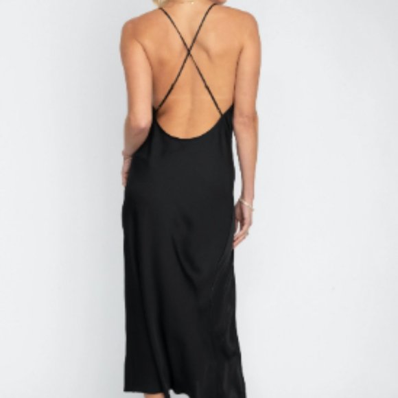 HARPER MIDI DRESS IN BLACK / MEDIUM/ RESA - Picture 5 of 8